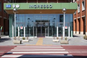 Foto ingresso pedonale ospedale di Cisanello