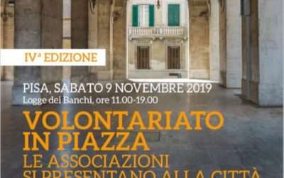 L’associazione presente alla manifestazione “Volontariato in Piazza” a Pisa